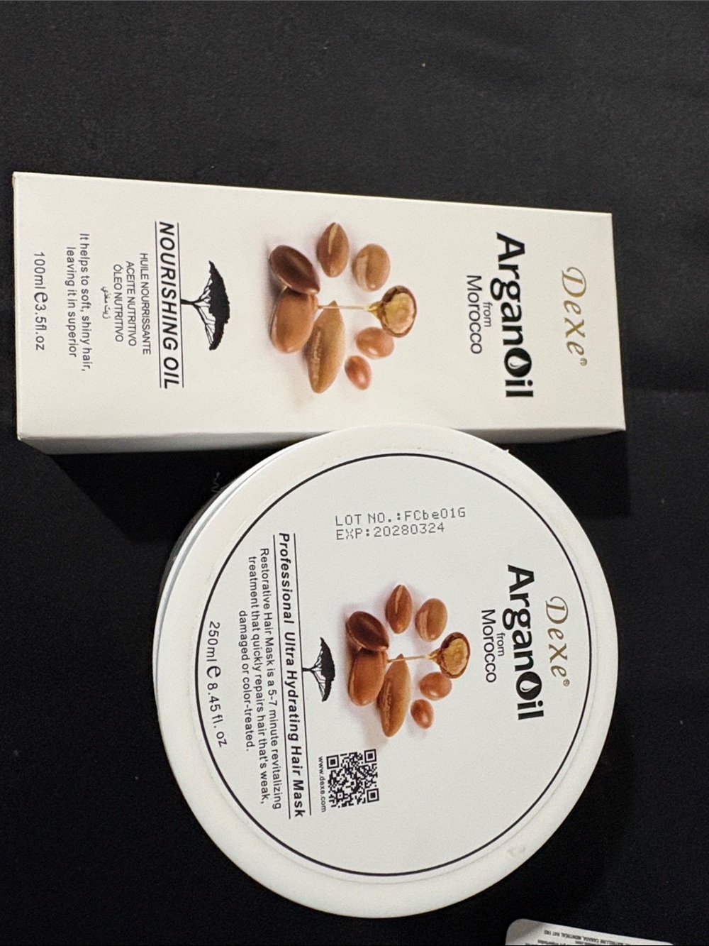 Dex Argan Oil Nourishing Hair Mask - White